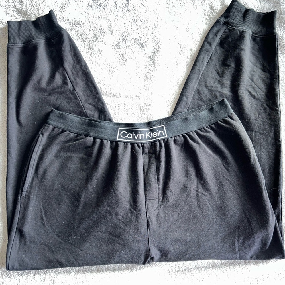 Calvin Klein Black Sweatpants for Men
